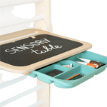 Montessori Tisch MOON für Kletterelemente| Tisch & Box & Tafel | 50 x 30 x 41 cm | wandelbar | Sensorikbox - Kletterling – einfach Kind sein