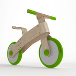 Laufrad aus Holz "Choppy" für Kinder von 1 - 4 (Grün) - Kletterling – einfach Kind sein