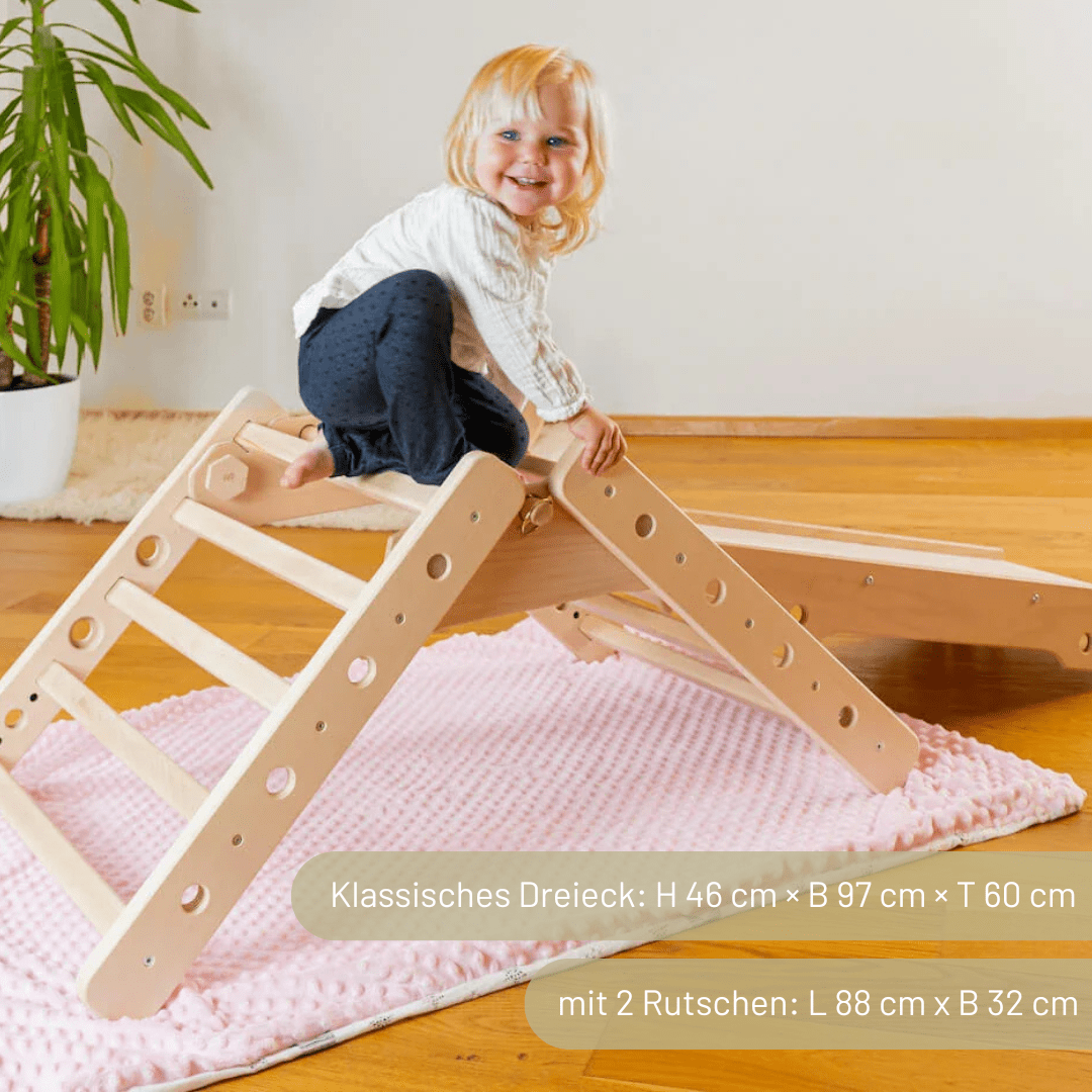 Sprossenwand LOOPO JUNGLE 20in1 | 200 kg belastbar | 2–99 Jahre | 20 Aufbauvariante - Kletterling – einfach Kind sein
