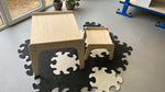 Kreativplatz - Tisch und Stuhl aus baltischer Birke - Kletterling – einfach Kind sein