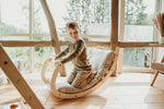 Hörnchen - asymmetrische Kletterwippe zum Klettern, Wippen und Entspannen - Kletterling – einfach Kind sein