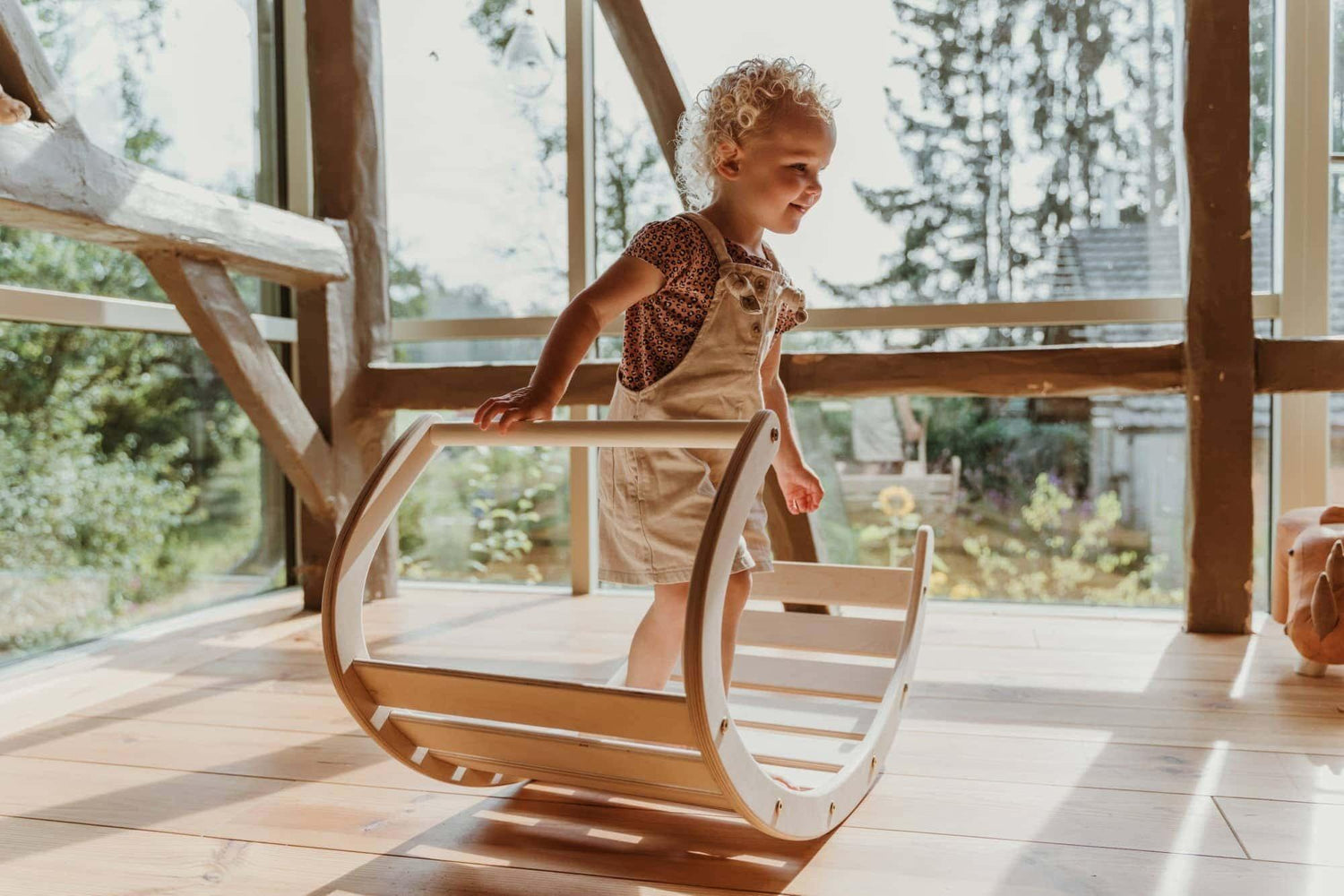 Hörnchen - asymmetrische Kletterwippe zum Klettern, Wippen und Entspannen - Kletterling – einfach Kind sein