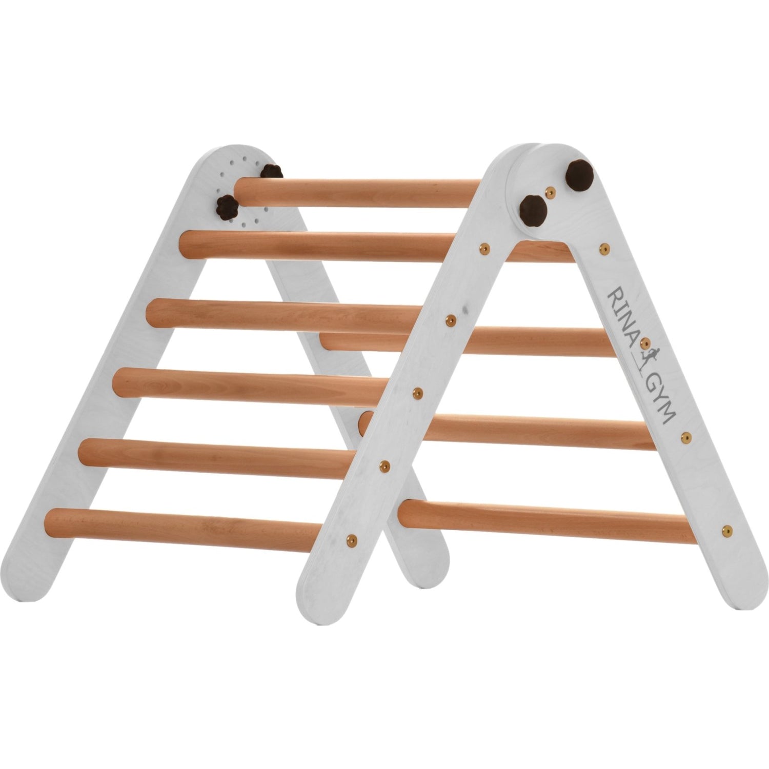 Kletterdreieck 60cm faltbar und lackiert (Farbe auf Wasserbasis) - Kletterling – einfach Kind sein