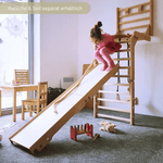 Sprossenwand EMMA SIX + Schaukel | 4 Module | 200 kg belastbar | 6 Aufbauvarianten | modulares System - Kletterling – einfach Kind sein