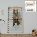 Kletterdreieck GO UP 2in1 | Sprossenwand | 68 - 144 cm | wandelbar | in 3 Farben | Zubehör erhältlich - Kletterling – einfach Kind sein