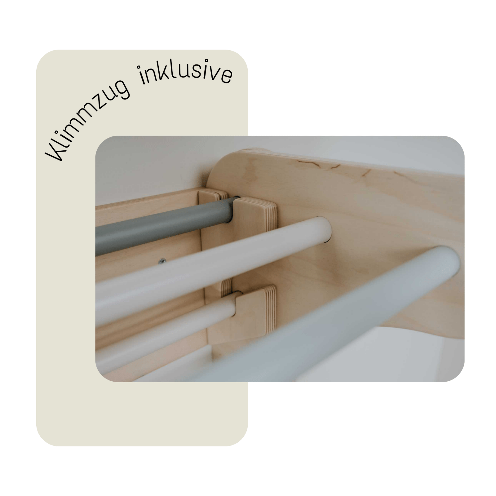 Kletterdreieck GO UP 2in1 | Sprossenwand | 68 - 144 cm | wandelbar | in 3 Farben | Zubehör erhältlich - Kletterling – einfach Kind sein