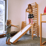 Sprossenwand LOOPO JUNGLE 20in1 | 200 kg belastbar | 2–99 Jahre | 20 Aufbauvariante - Kletterling – einfach Kind sein