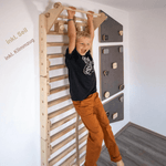 Sprossenwand LOOPO JUNGLE 20in1 | 200 kg belastbar | 2–99 Jahre | 20 Aufbauvariante - Kletterling – einfach Kind sein