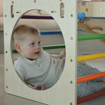 Spielplatz Set BEE CUBE + 2 Kletterrutschen | 2 Kletterwürfel | 58 cm | in 3 Farben - Kletterling – einfach Kind sein