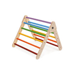 Kletterdreieck BEE CLASSY + Rutsche | 60 cm | doppelseitige Kletterrutsche | klappbar | in 3 Farben - Kletterling – einfach Kind sein