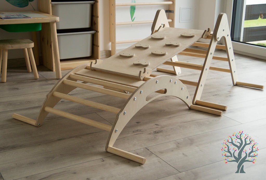 Faltbares Kletterdreieck - Set INSPIRATION | für Kitas zertifiziert | optional mit Kissen - Kletterling – einfach Kind sein