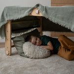 Verstellbares Kletterdreieck FULL MOON + 2 RUTSCHEN | GRÜN | 30 Formen | 98 x 67,5 cm | max. 50 kg - Kletterling – einfach Kind sein