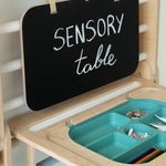 Happymoon Sensory Table With Chair/Stepping Stool - Kletterling – einfach Kind sein