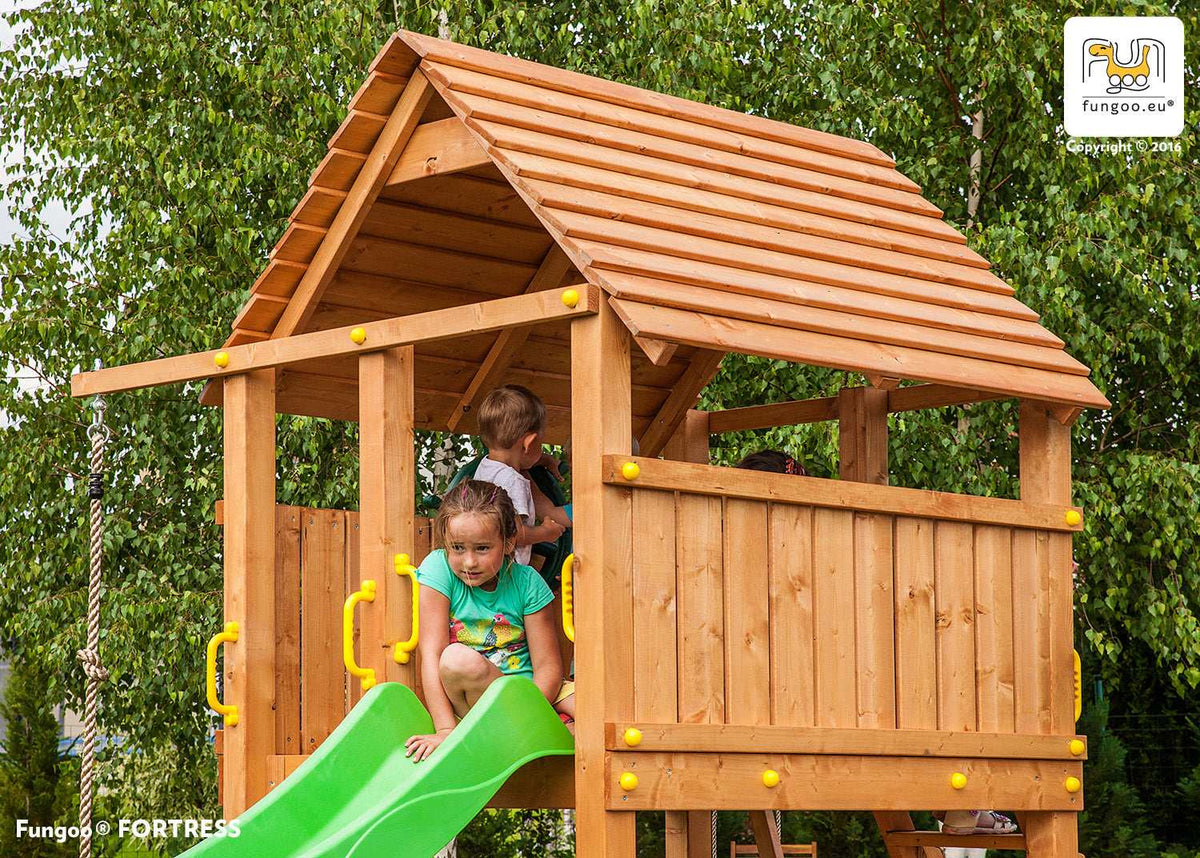 Spielturm MAXI SET JOYFUL CASTEL - Kletterling – einfach Kind sein
