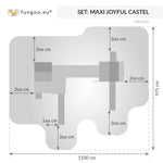 Spielturm MAXI SET JOYFUL CASTEL - Kletterling – einfach Kind sein