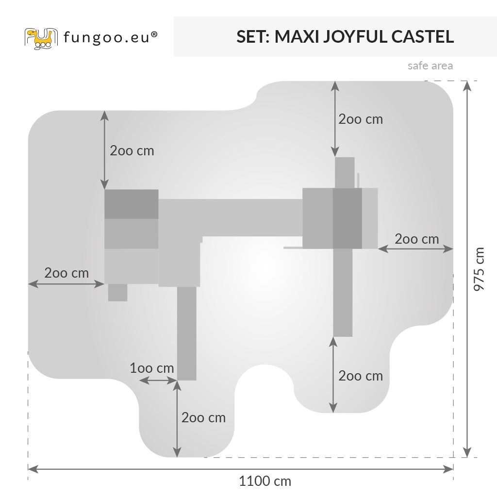 Spielturm MAXI SET JOYFUL CASTEL - Kletterling – einfach Kind sein