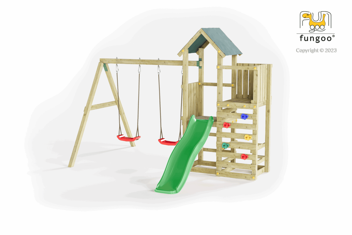 Spielturm Chester - Kletterling – einfach Kind sein
