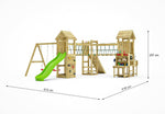 Spielturm Maxi Funny Optimizer - Kletterling – einfach Kind sein