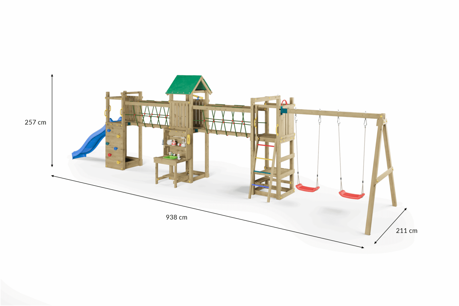 Spielturm Space Longer - Kletterling – einfach Kind sein
