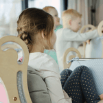 Spielset "Dynamik" natur - Montessori - Bogen mit Rutsche und Kissen - Kletterling – einfach Kind sein