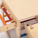 Spielset "Freunde" bunt - Kletterwürfel mit einer Kletter - und Rutschrampe - Kletterling – einfach Kind sein