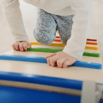 Spielset "Dynamik" natur - Montessori - Bogen mit Rutsche und Kissen - Kletterling – einfach Kind sein