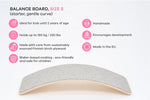 Balance Board aus Holz mit Filz - Unterseite von leg&go - Kletterling – einfach Kind sein