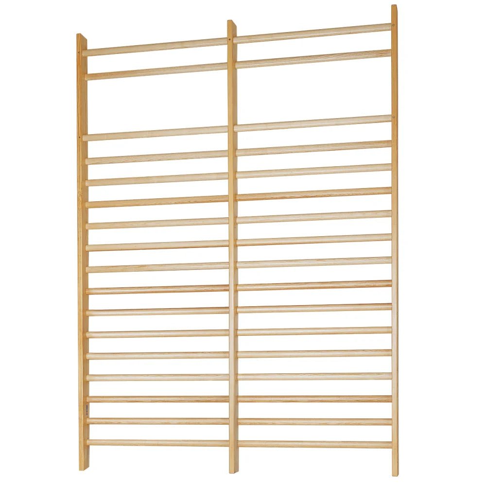 Sprossenwand DOPPEL THIEME | Zwei Sprossenfelder | 260 (opt: 280) x 200 x 14 cm - Kletterling – einfach Kind sein