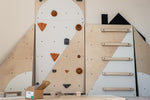 Einzelelement BK Dreieck rechts | Kletterwand BK INDOOR | 118 x 78 cm | 9 Loch - Kletterling – einfach Kind sein