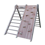 Kletterdreieck ROOT 130 | IN & OUTDOOR | 130 cm hoch | 4 Kletterpfade | zusammenklappbar - Kletterling – einfach Kind sein
