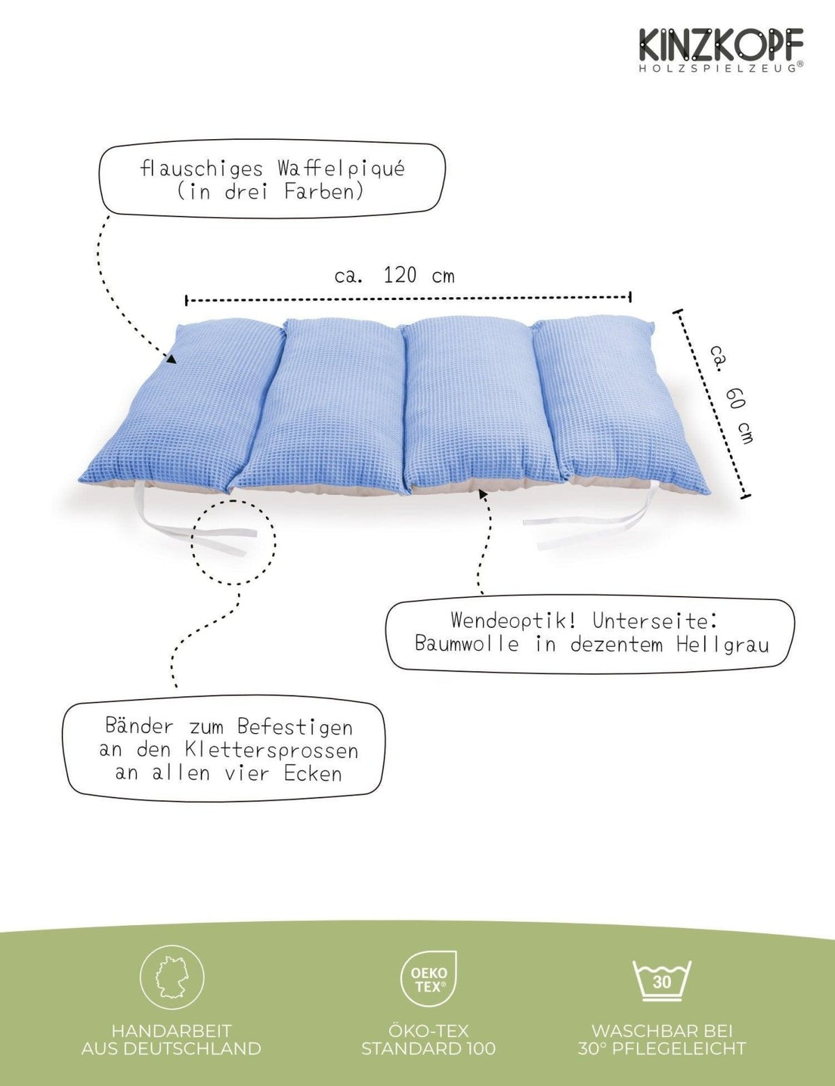 KUSCHELKISSEN sand - Kletterling – einfach Kind sein