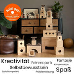 Kreativbaukasten für Kinder - Spielzeug aus Holz | Handarbeit | Natürlich - MATZBOX - Kletterling – einfach Kind sein