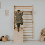 Pikler Dreieck (2in1 Sprossenwand) und Rutsche von leg&go - Kletterling – einfach Kind sein
