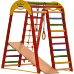 Klettergerüst PIPPI LANGSTRUMPF GYM | Sprossenwand, Netz, Ringe | ab 3 Jahren - Kletterling – einfach Kind sein