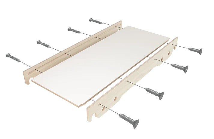 Rutsche EMMA | 4 kg | 880 mm Länge | erweiterbare Spiel - & Kletterfläche - Kletterling – einfach Kind sein