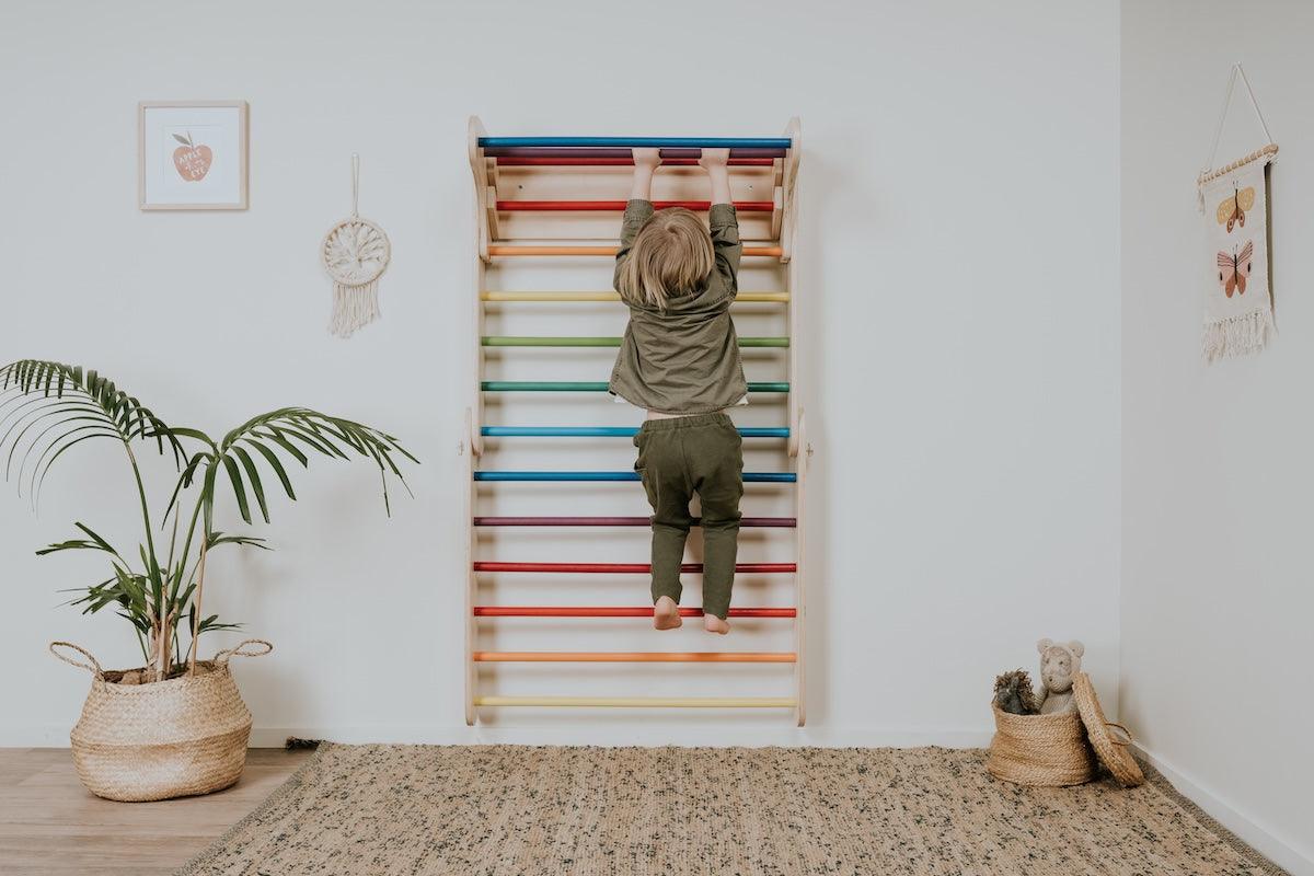 Pikler Dreieck und Sprossenwand 2in1 von leg&go - Kletterling – einfach Kind sein