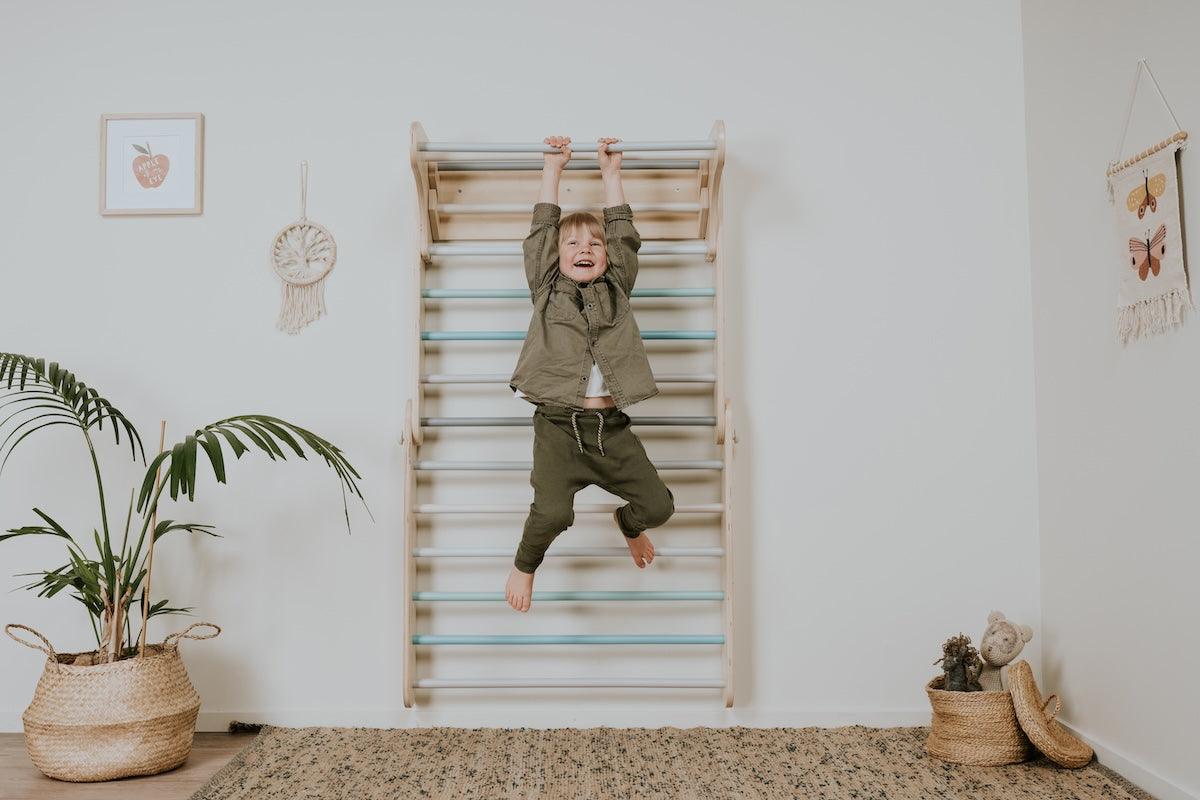 Pikler Dreieck und Sprossenwand 2in1 von leg&go - Kletterling – einfach Kind sein