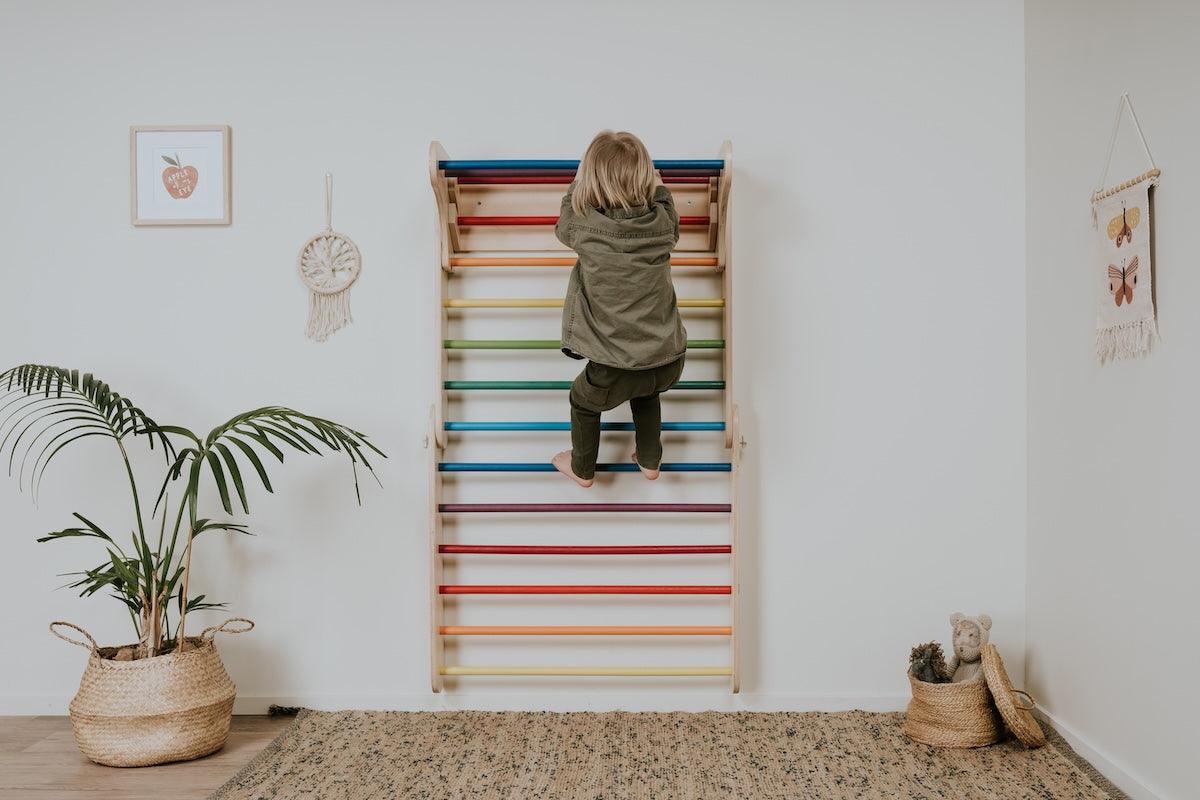 Pikler Dreieck und Sprossenwand 2in1 von leg&go - Kletterling – einfach Kind sein