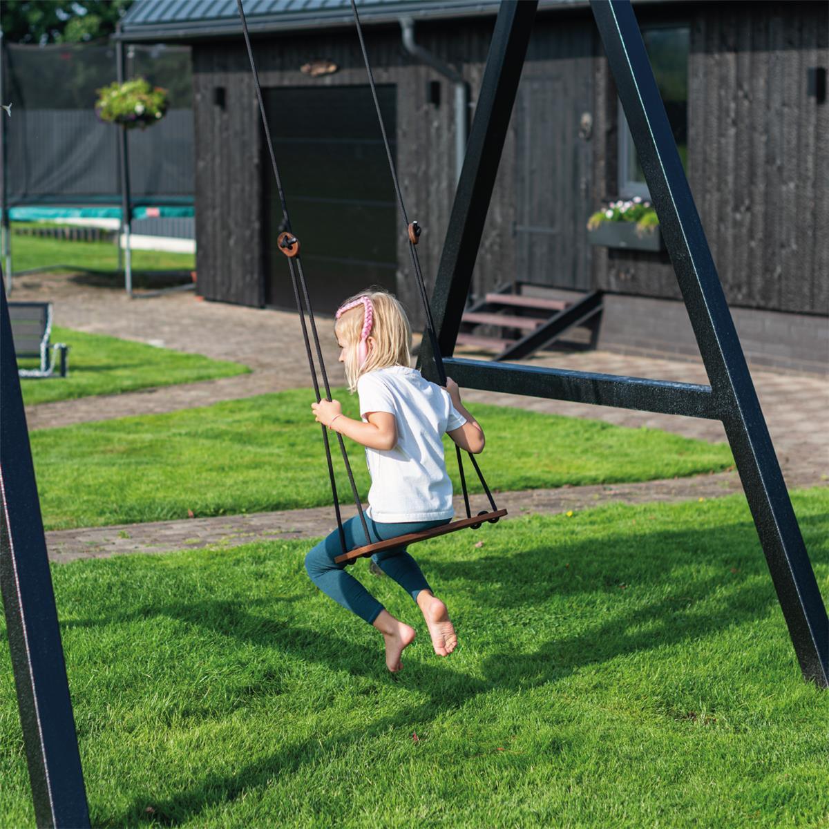 Schaukel für Kinder Set braun - Kletterling – einfach Kind sein