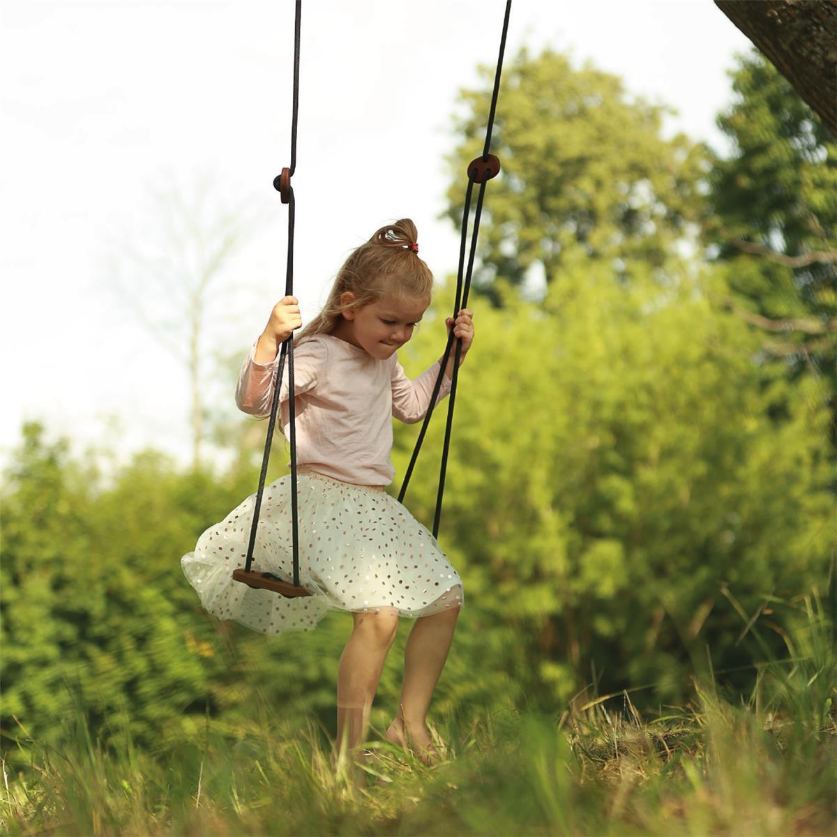Schaukel für Kinder - Set grau - Kletterling – einfach Kind sein