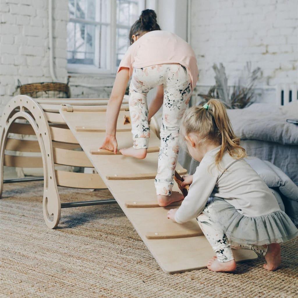 XXL Montessori Kletterbogen und Kletterwippe - Kletterling – einfach Kind sein